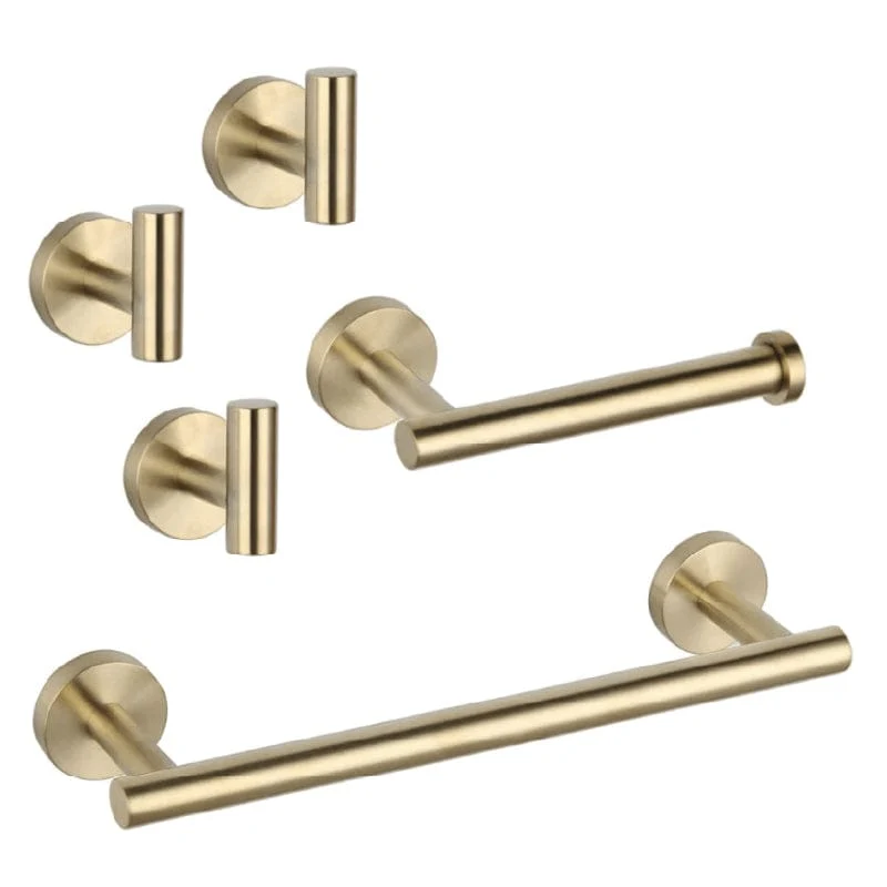 Bad-Accessoires-Set CHARLES 30 Gold gebürstet