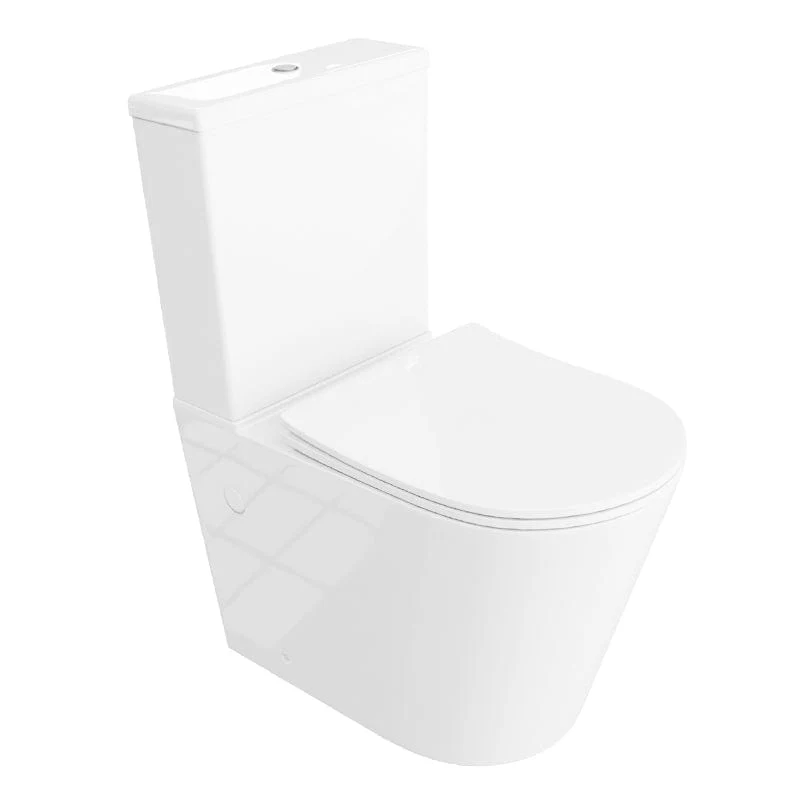 Modernes Stand-WC, Keramik, NEPTUNE, niedriger Spülkasten