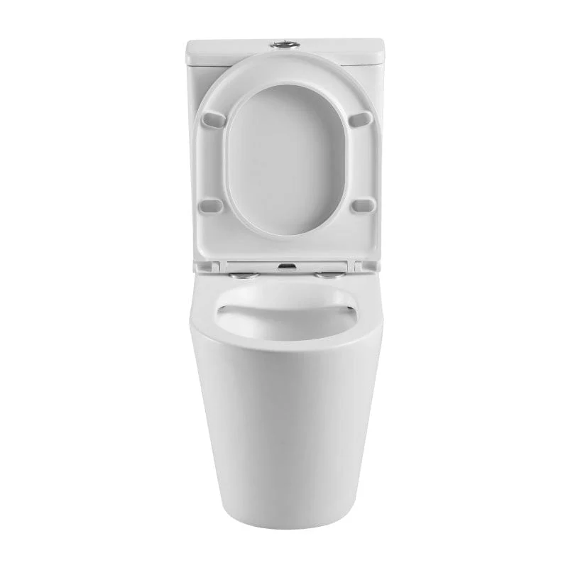 Modernes Stand-WC, Keramik, ATRIA, niedriger Spülkasten Weiss
