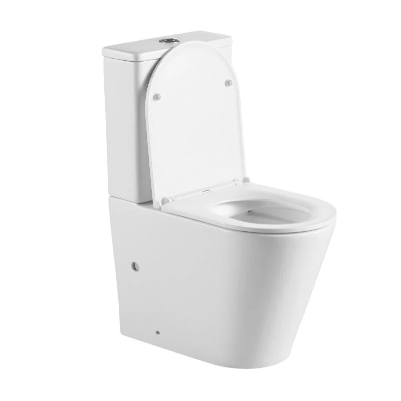 Modernes Stand-WC, Keramik, ATRIA, niedriger Spülkasten Weiss