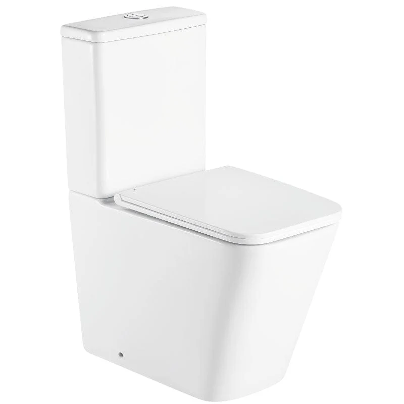 Modernes Stand-WC, Keramik, ORBIS, niedriger Spülkasten