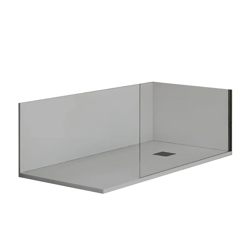 Duschrückwand NEXO grau