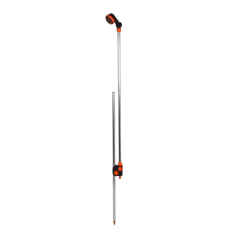 Bradas BLACK LINE Gartendusche mit Erdspieß – höhenverstellbar bis max. 160 cm