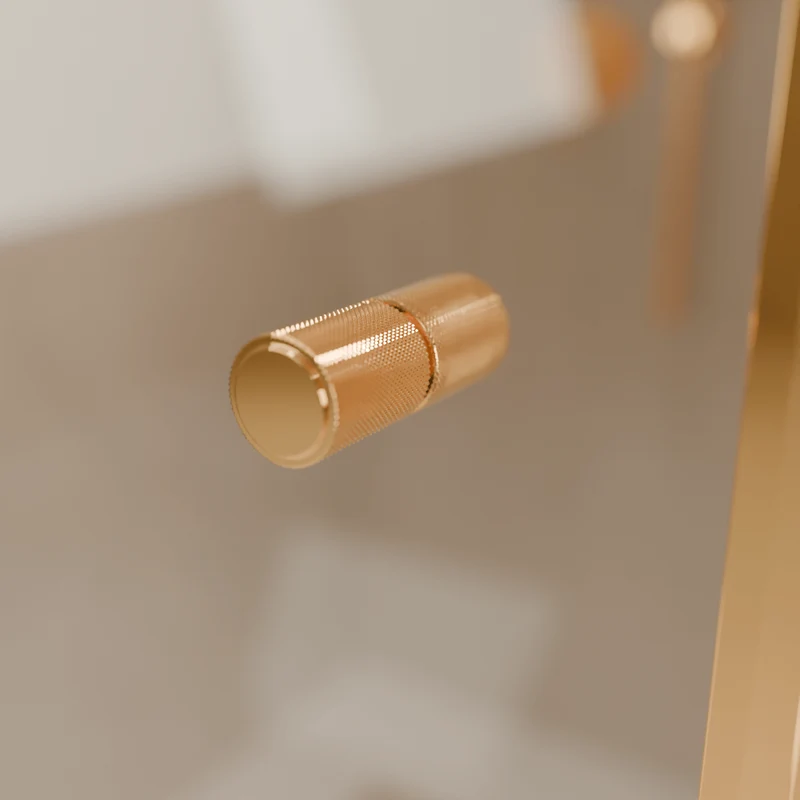 Douchedeur Rio 90 x 200 cm - Glanzend Goud - Nano Coating