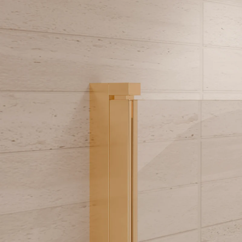 Douchedeur Rio 90 x 200 cm - Glanzend Goud - Nano Coating