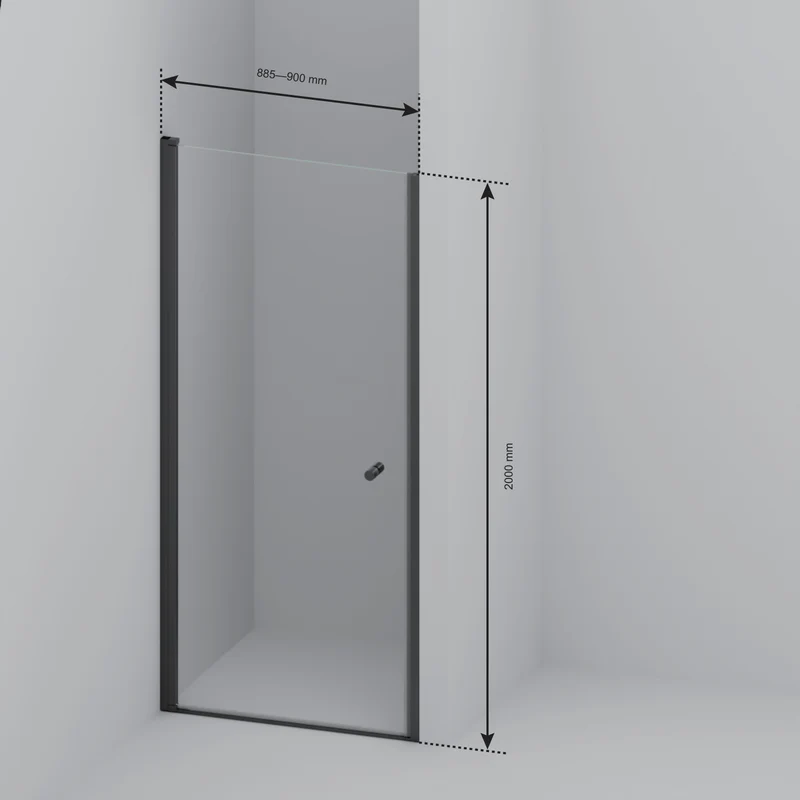 Douchedeur Rio 90 x 200 cm - Glanzend Goud - Nano Coating