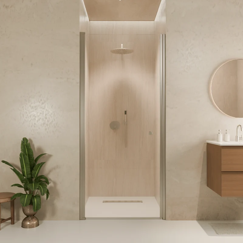 Douchedeur Rio 90 x 200 cm - Chroom - Nano Coating - Draaideur