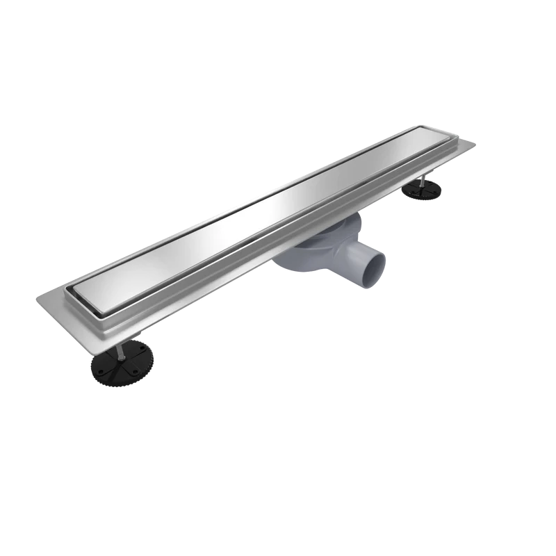 Douchegoot Nilo 80 cm - Geborsteld RVS