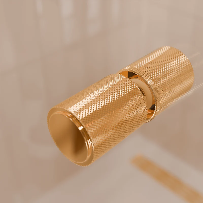 Douchecabine Medellin 90 x 90 x 200 cm - Glanzend Goud - Nano Coating - Draaideur
