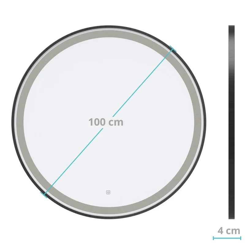 DETROIT - 100 cm (Zwart)