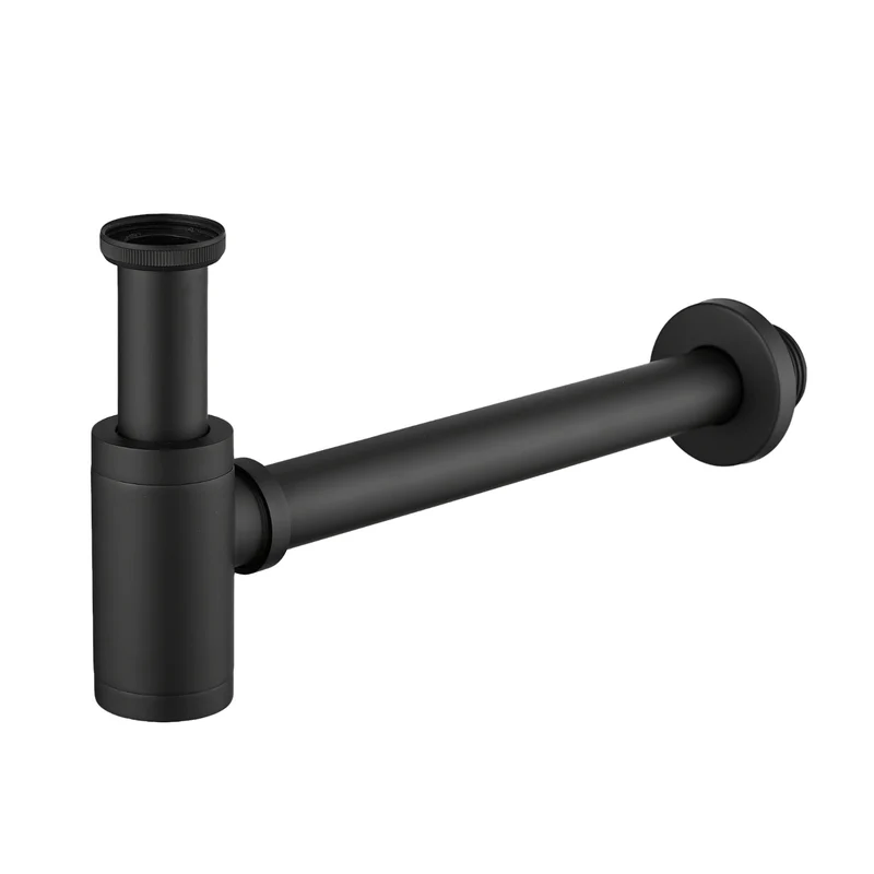 Sifon Wastafel 44 mm - Mat Zwart