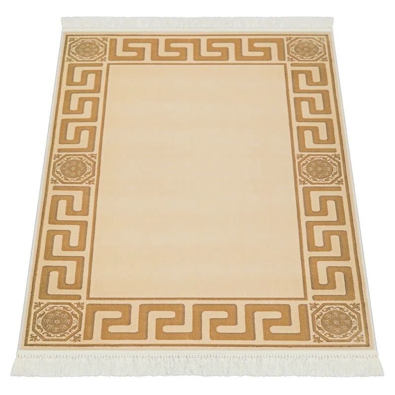 Teppich Mäander Beige