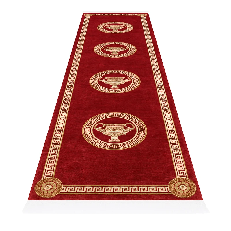 Teppich Läufer Amphore Rot