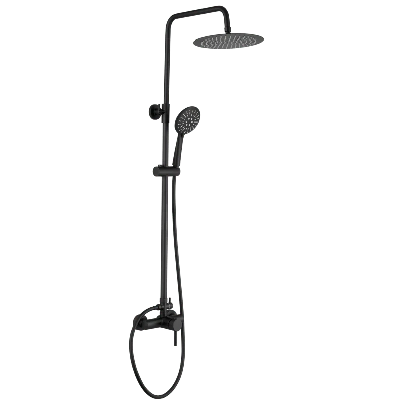 Duschsäule MORA, mattschwarz