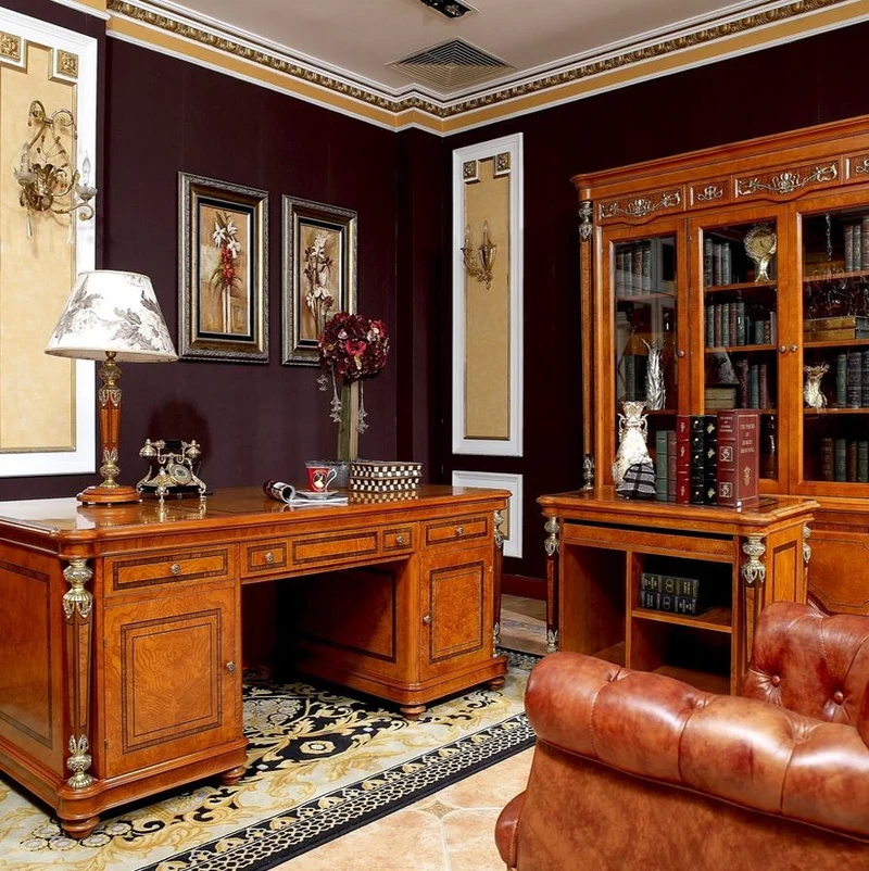 Arbeitszimmer Lombardei Kirschholz
