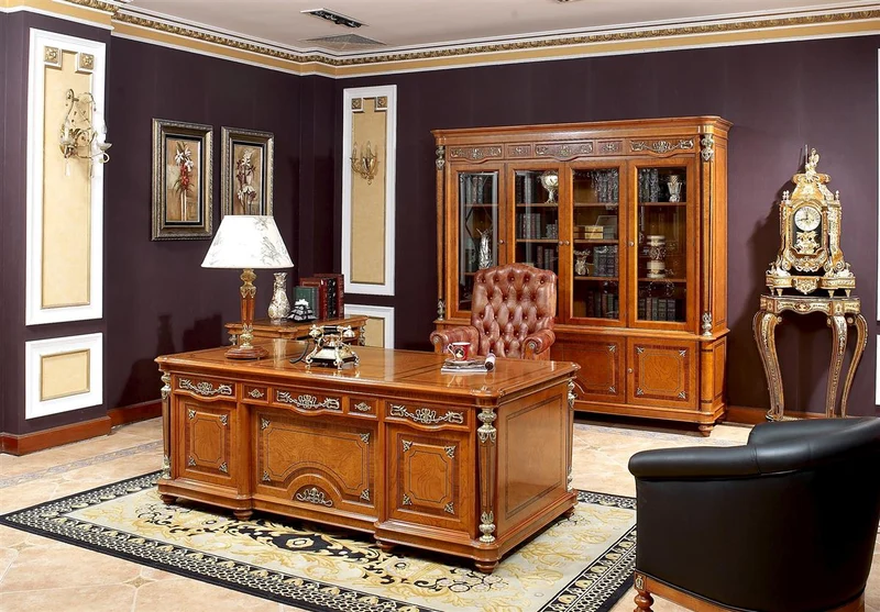 Arbeitszimmer Lombardei Kirschholz