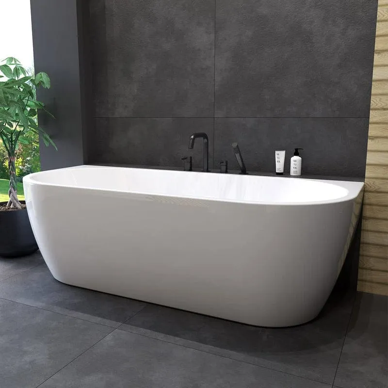 OLTENS Begna freistehende Badewanne oval 170 x 75 cm