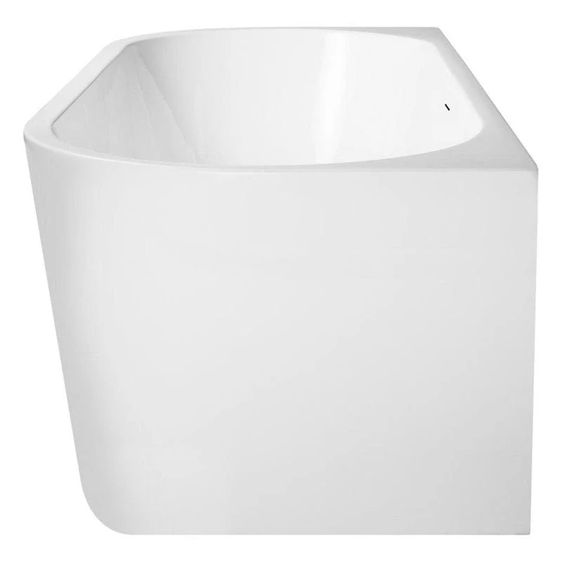 OLTENS Delva wandmontierte Badewanne oval