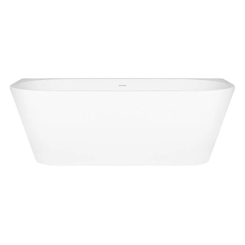 OLTENS Delva wandmontierte Badewanne oval