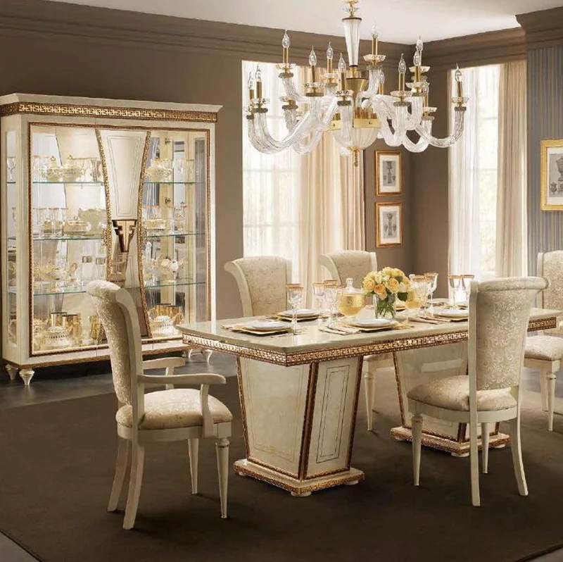 Esszimmer Fantasia Beige-Gold