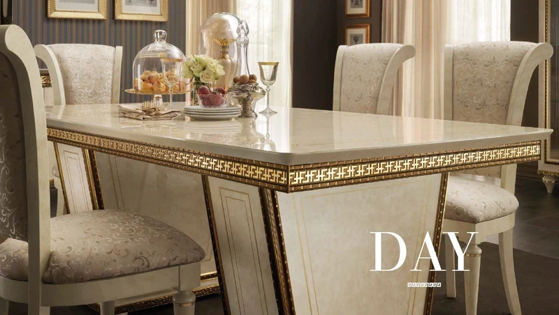 Esszimmer Fantasia Beige-Gold