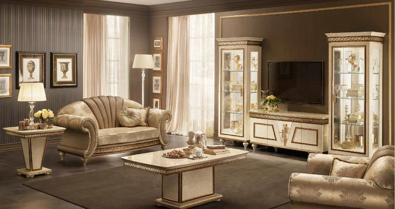 Esszimmer Fantasia Beige-Gold