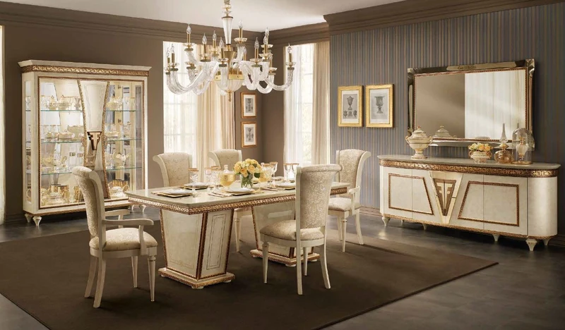 Esszimmer Fantasia Beige-Gold