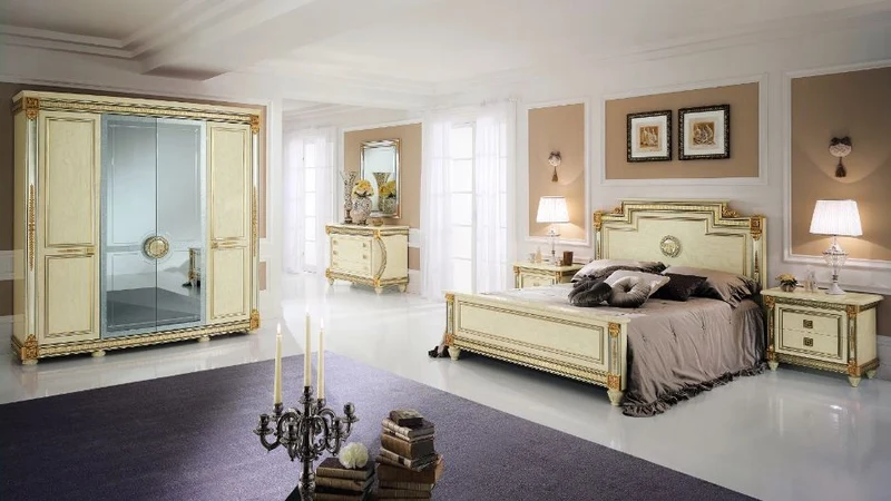 Schlafzimmer Liberty Beige-Gold