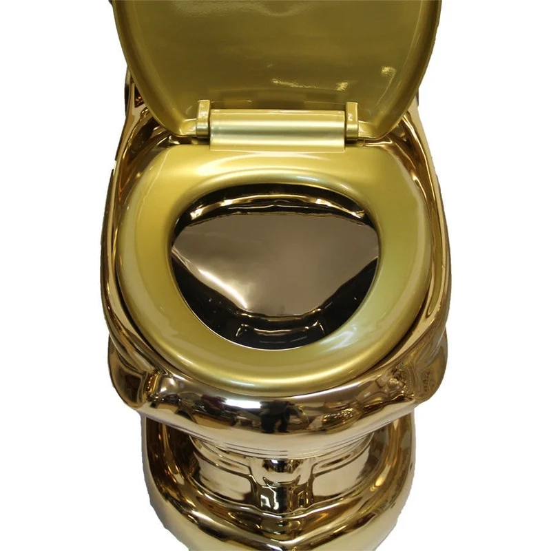Exklusive Toilette Gold Barock