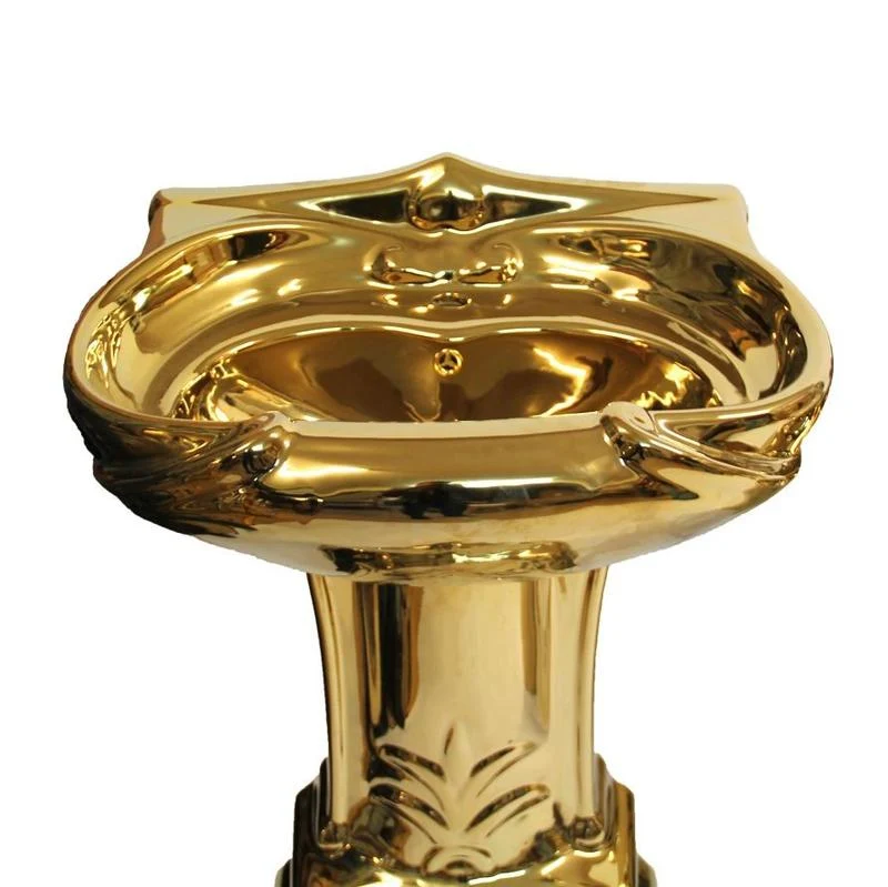 Exklusive Toilette Gold Barock
