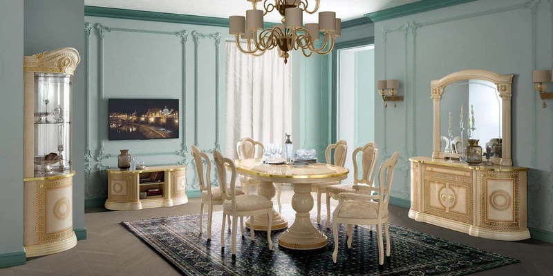 Esszimmer Aida Beige-Gold
