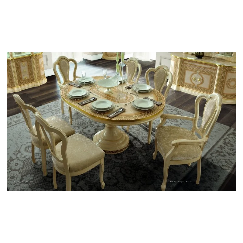 Esszimmer Aida Beige-Gold