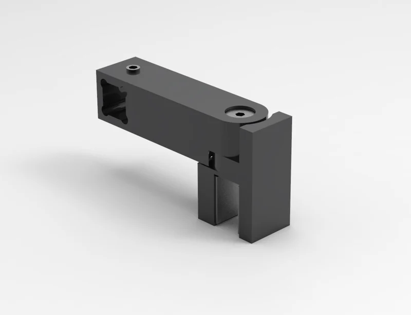 T-Verbinder eckig für Stabilisierungsstange 12 mm, 3 Oberflächen, Art.Nr. SQ12T
