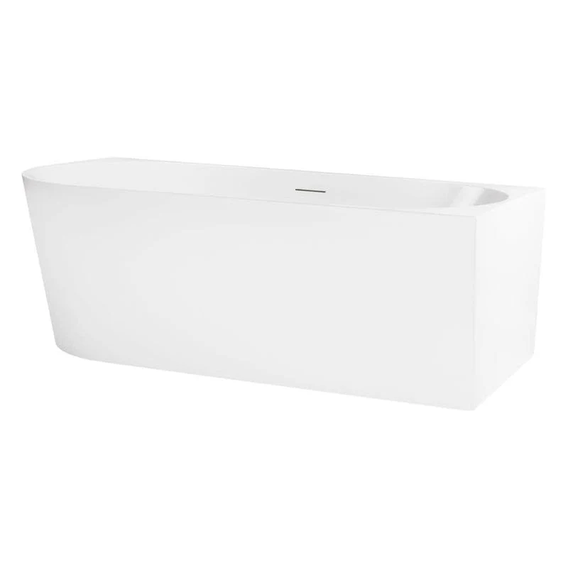 OLTENS Delva Halb freistehende Badewanne