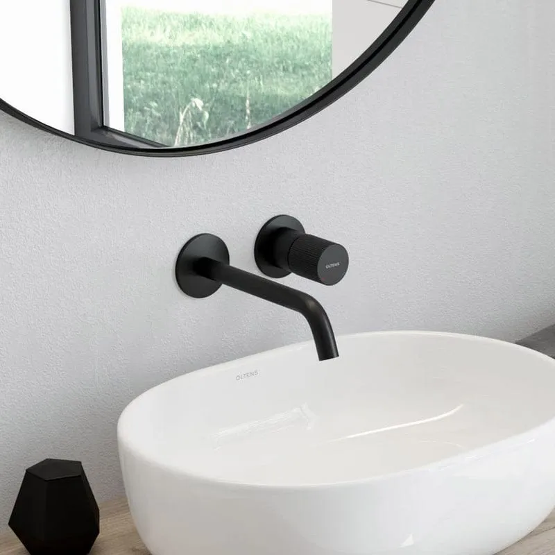 OLTENS Hamnes Waschbecken-UP-Armatur, Ausladung 19 cm
