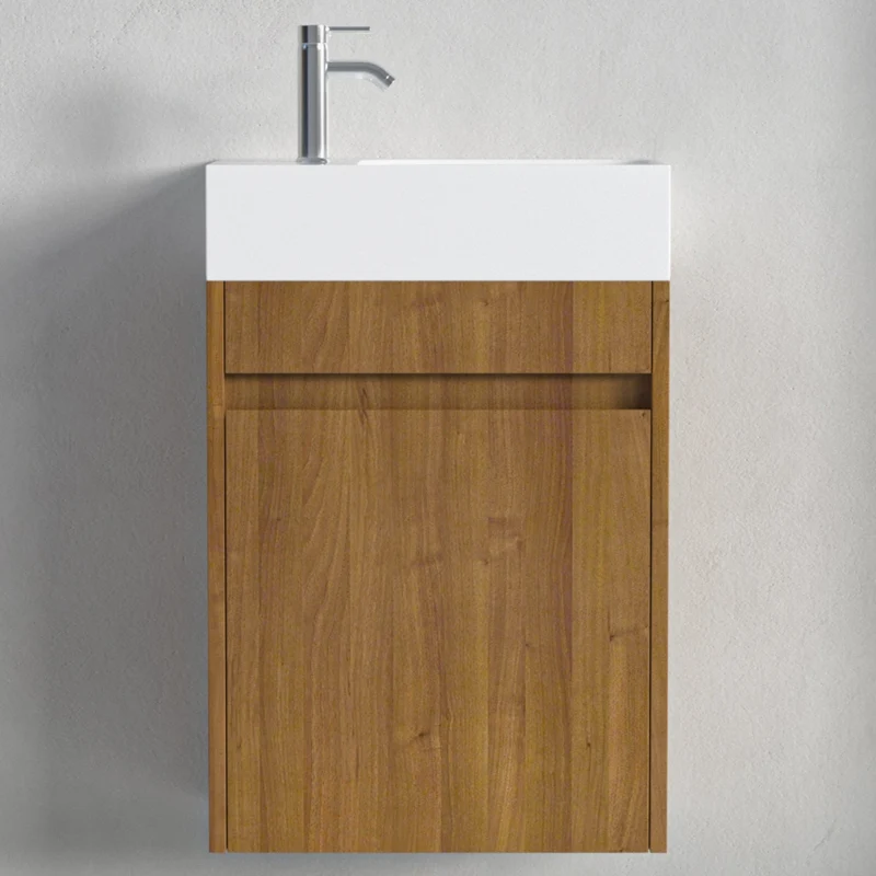 IBIZA Warm Eiken - Wastafel Wit - 40cm