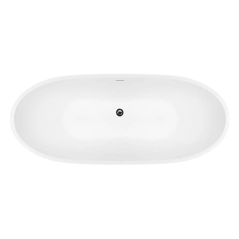 OLTENS Folda freistehende Badewanne oval 170 x 72 cm