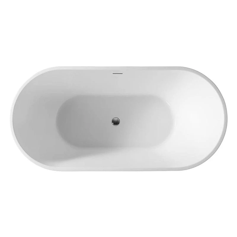 OLTENS Yrsa freistehende Badewanne oval