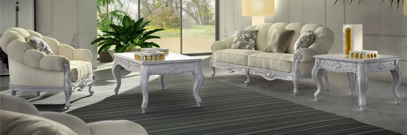 Couchgarnitur Giada weiss