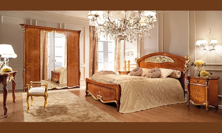 Schlafzimmer la Fenice Gold-Braun