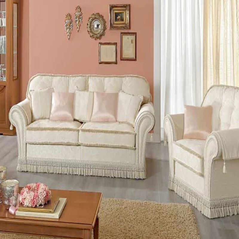 Couchgarnitur Decor Creme Deluxe