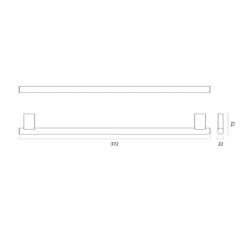 OLTENS Vernal Handtuchstange einzeln 30 cm