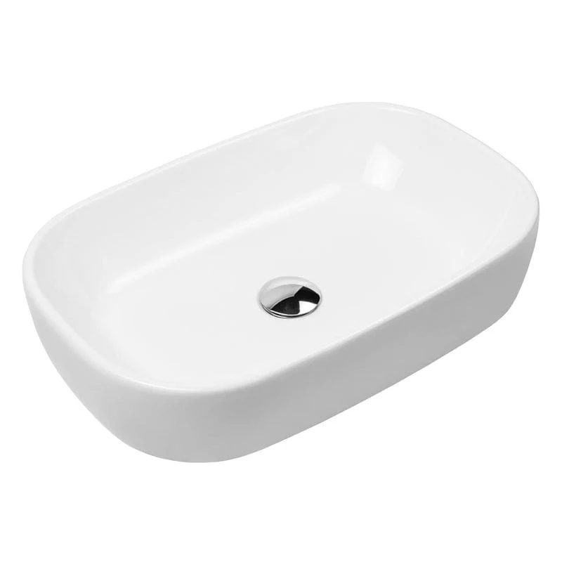 OLTENS Jurong Aufsatzwaschbecken oval 54 x 36 cm, mit SmartClean
