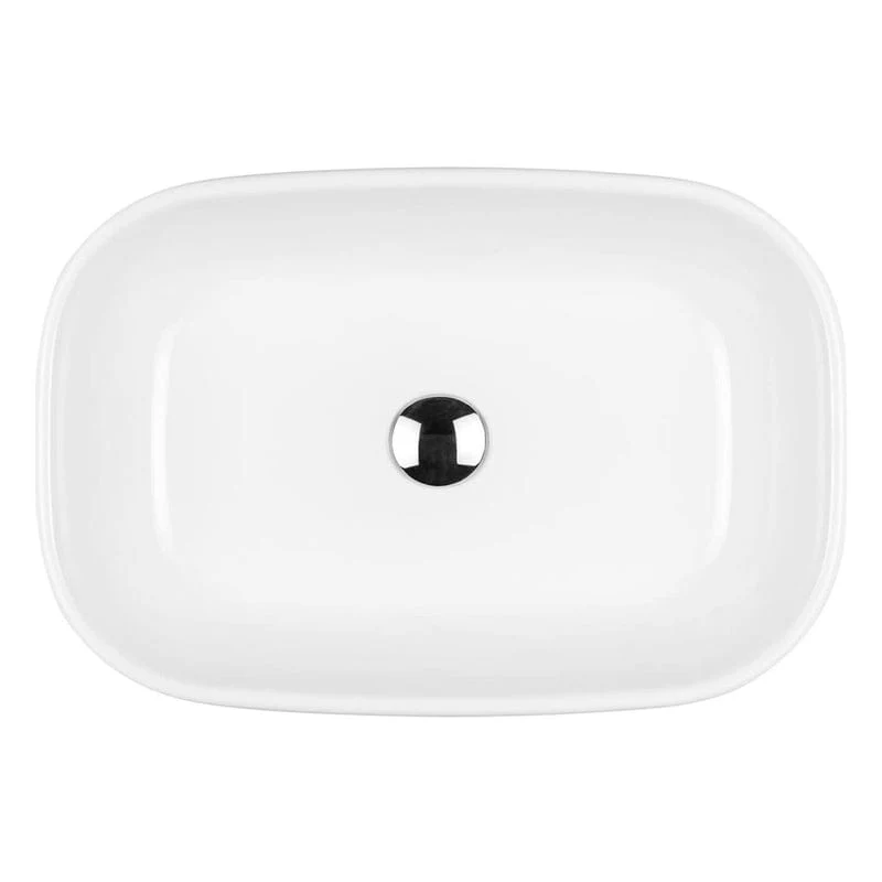 OLTENS Jurong Aufsatzwaschbecken oval 54 x 36 cm, mit SmartClean