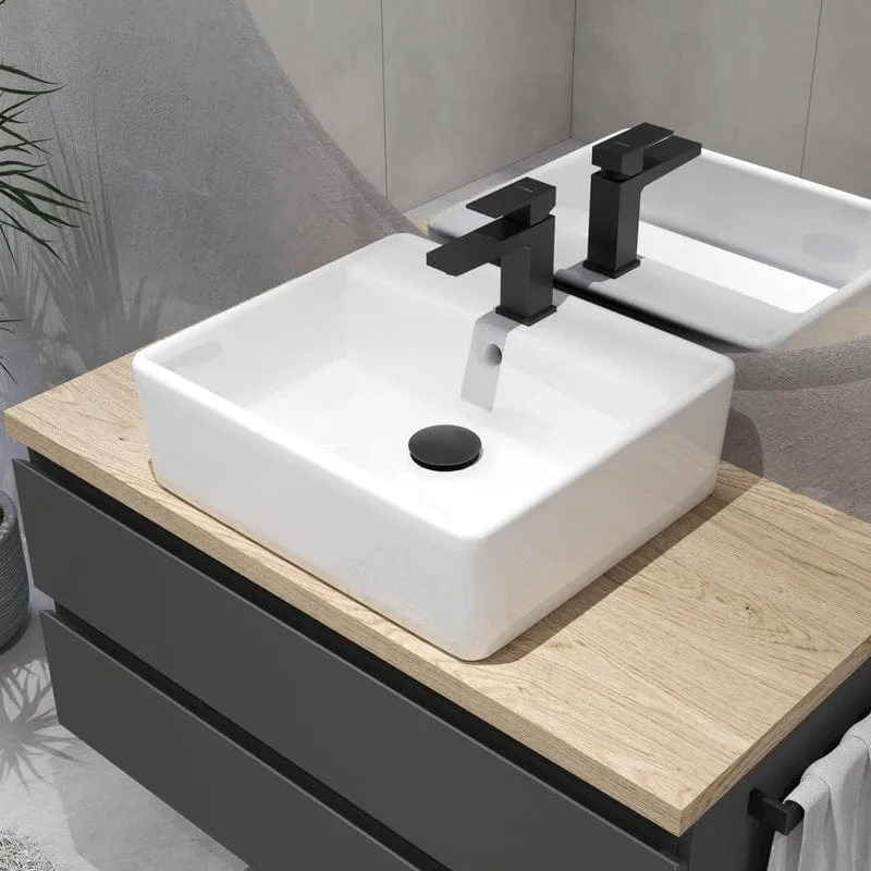 OLTENS Hyls Aufsatzwaschbecken mit Hahnloch