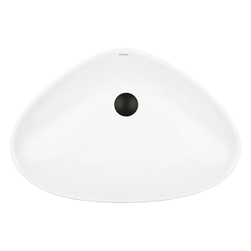 OLTENS Vala Aufsatzwaschbecken Sonderform 59 x 39 cm, mit SmartClean