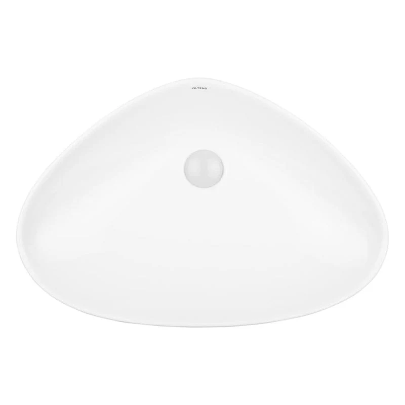 OLTENS Vala Aufsatzwaschbecken Sonderform 59 x 39 cm, mit SmartClean