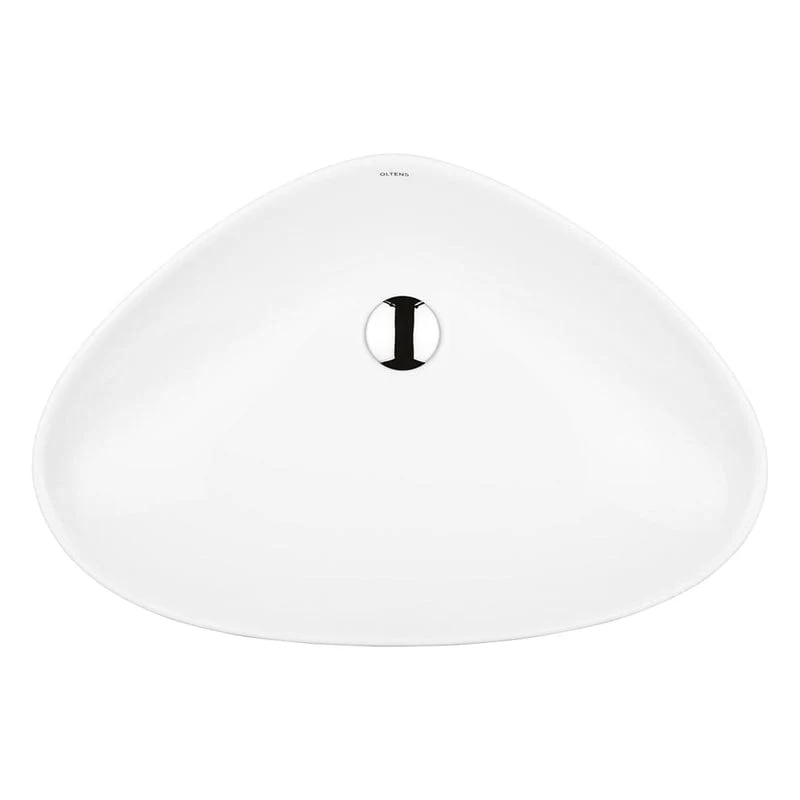 OLTENS Vala Aufsatzwaschbecken Sonderform 59 x 39 cm, mit SmartClean