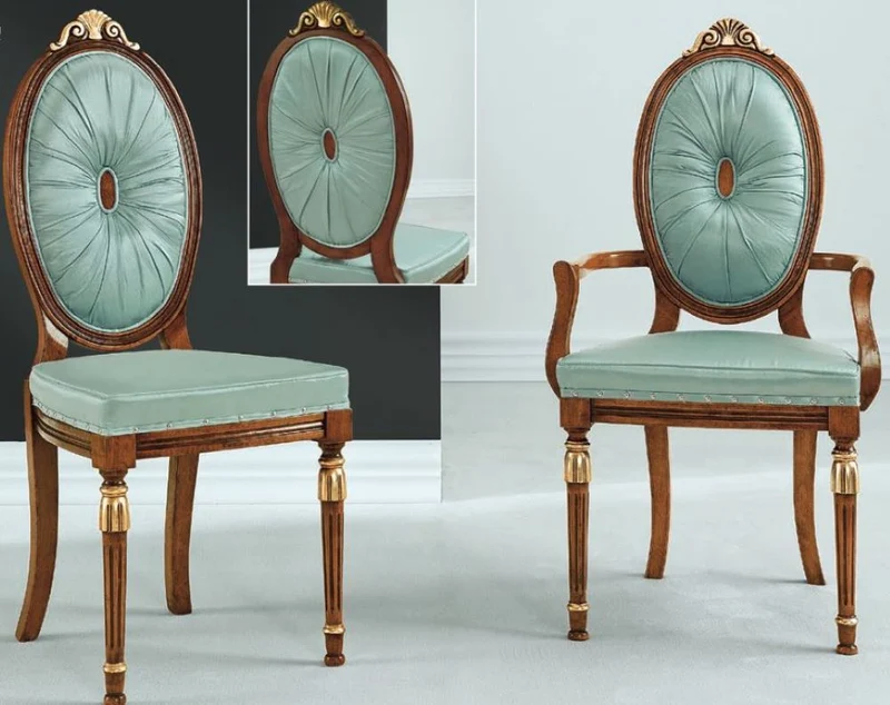 Eleganter Stuhl Cameo in klassischem Stil