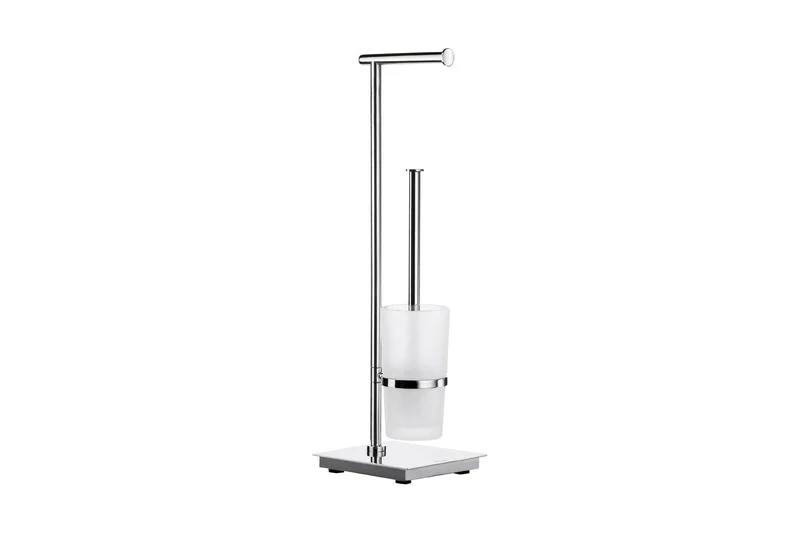 Toilettenpapierhalter und WC-Bürste, Standmodell, Art.Nr. 603